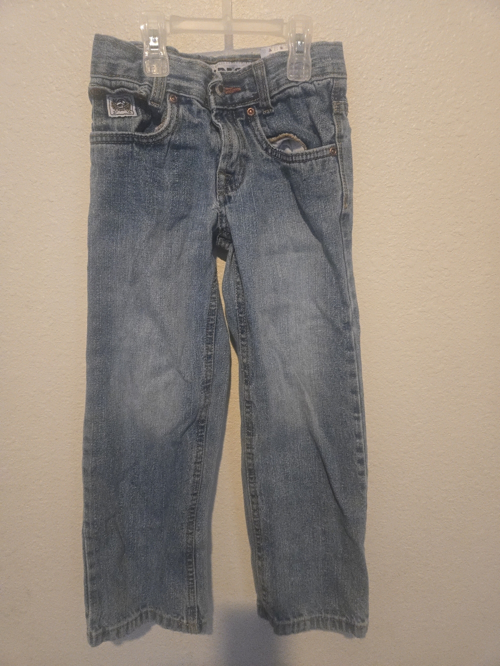 Cinch Light Stonewash Kids' Straight Leg Jeans - Blue